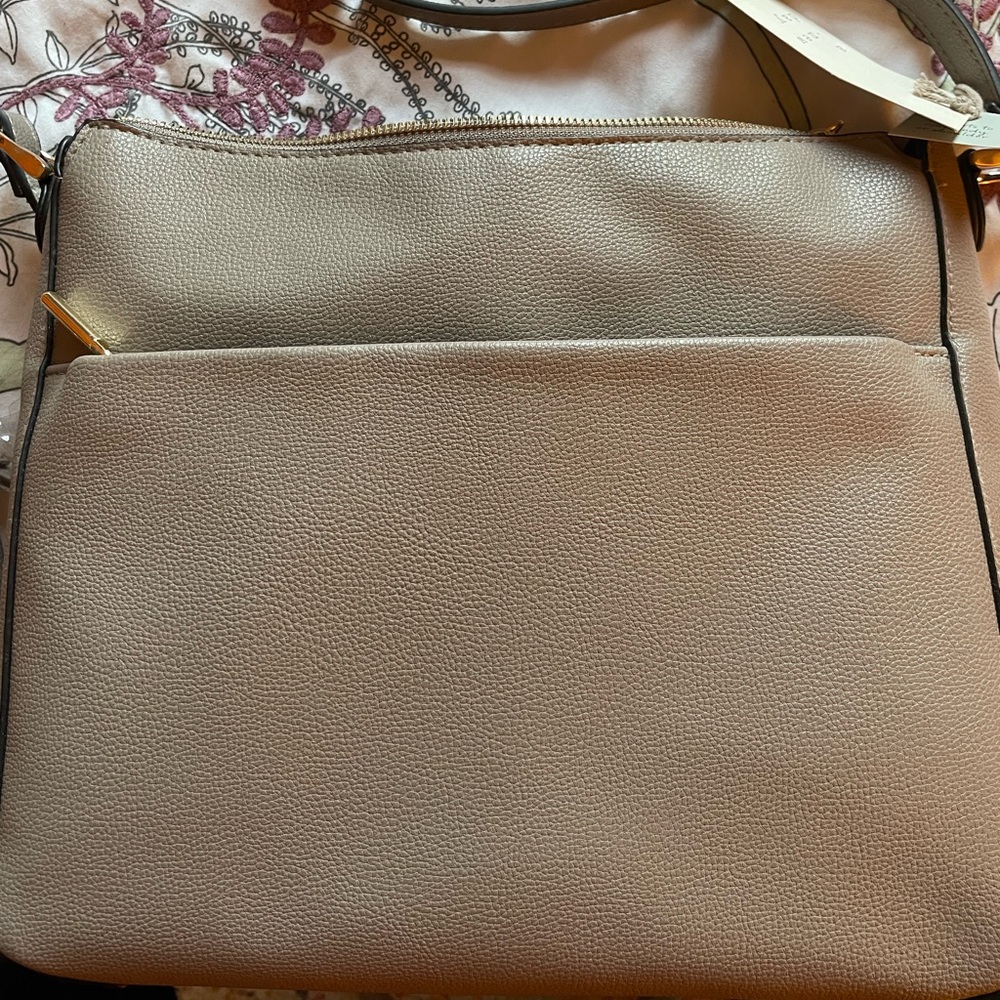 A New Day taupe medium crossbody bag